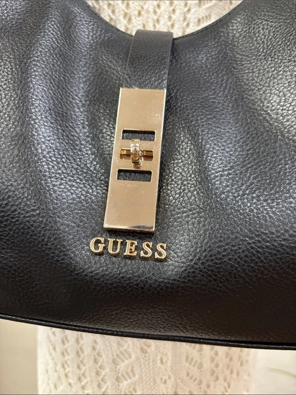 Guess Brooke Hobo Bag top zipper large